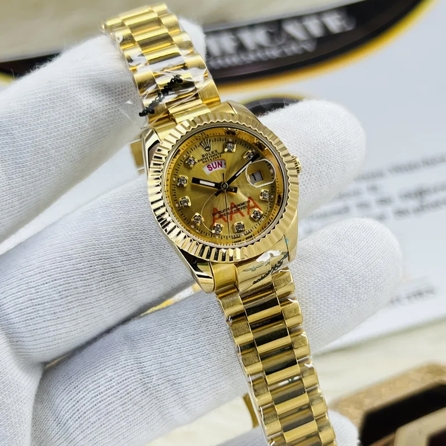 Rolex Oyster Datejust Gold for Ladies – Elegant Luxury Timepiece | Available at Wrist Vibe PK